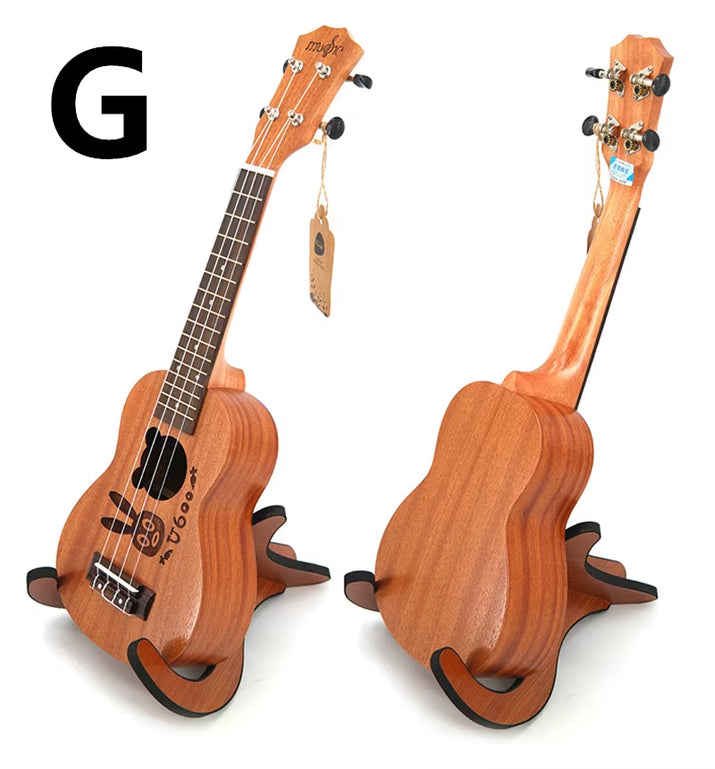 21 Inch Ukulele Soprano 4 Strings Mini Guitar 15 Frets Hawaii Ukelele Closed Knob Uku Wholesale Dropshipping