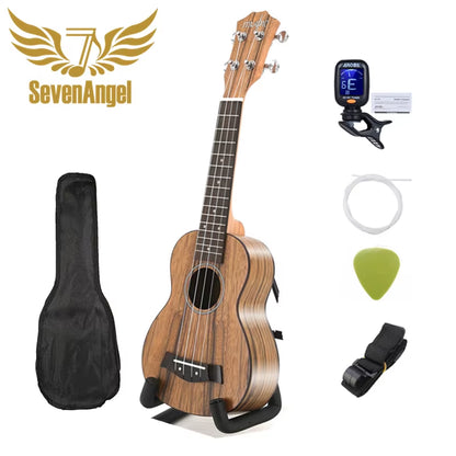 21 Inch Ukulele Soprano 4 Strings Mini Guitar 15 Frets Hawaii Ukelele Closed Knob Uku Wholesale Dropshipping