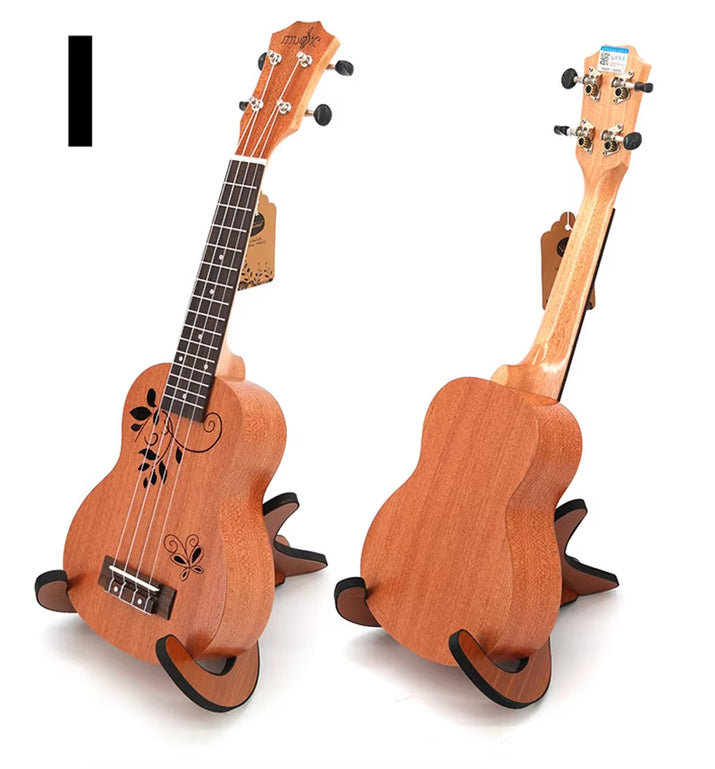 21 Inch Ukulele Soprano 4 Strings Mini Guitar 15 Frets Hawaii Ukelele Closed Knob Uku Wholesale Dropshipping