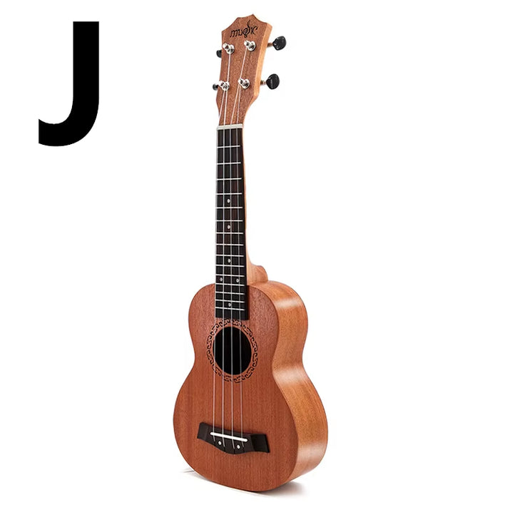 21 Inch Ukulele Soprano 4 Strings Mini Guitar 15 Frets Hawaii Ukelele Closed Knob Uku Wholesale Dropshipping