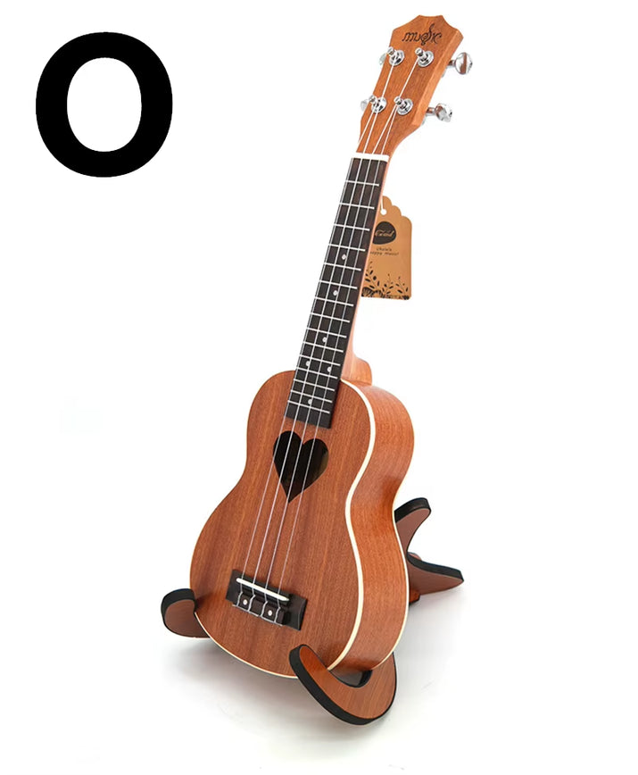 21 Inch Ukulele Soprano 4 Strings Mini Guitar 15 Frets Hawaii Ukelele Closed Knob Uku Wholesale Dropshipping