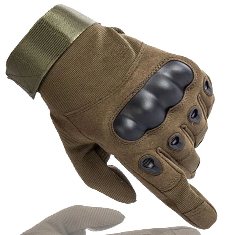 Tactical Hard Knuckle Half finger Gloves Men's Combat Hunting Shooting Paintball Duty - Fingerless