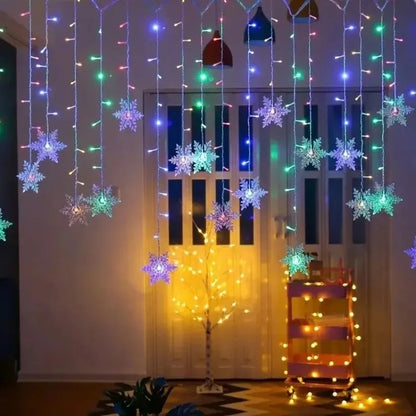 Enchanting Snowflake LED Curtain Lights™